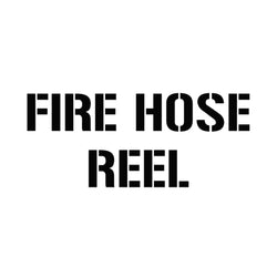 Fire Hose Reel Stencil