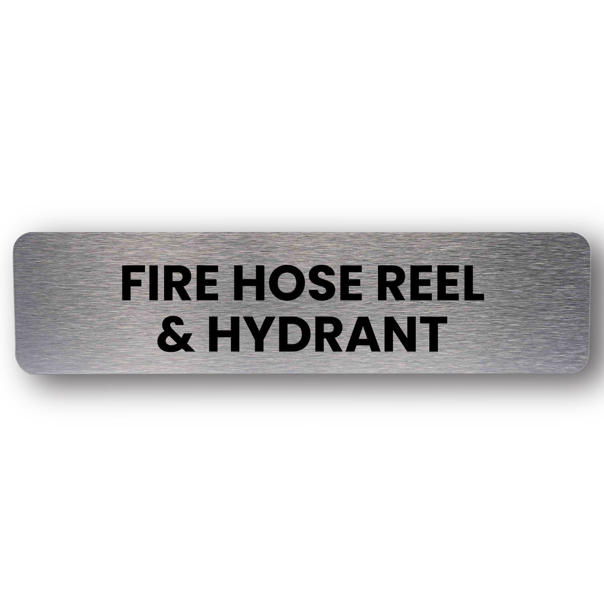 Fire Hose Reel & Hydrant - Brushed Silver