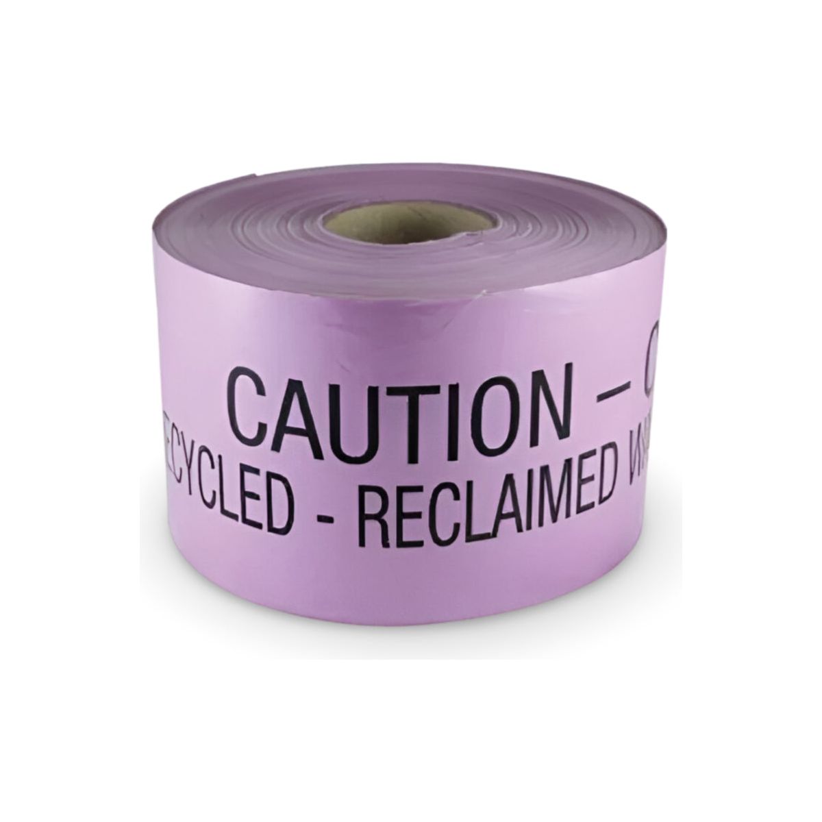 Detectable Mains Marker Tape, Reclaimed Water/Recycled Water - 100mm x 250m (LILAC)