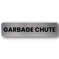 Garbage Chute - Brushed Silver