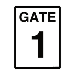 Construction Site Gate Signs