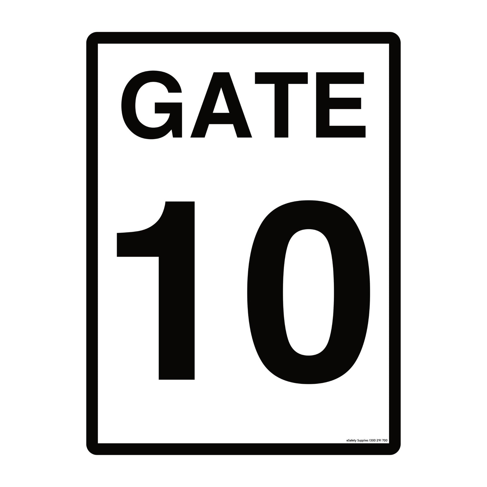 Construction Site Gate Signs