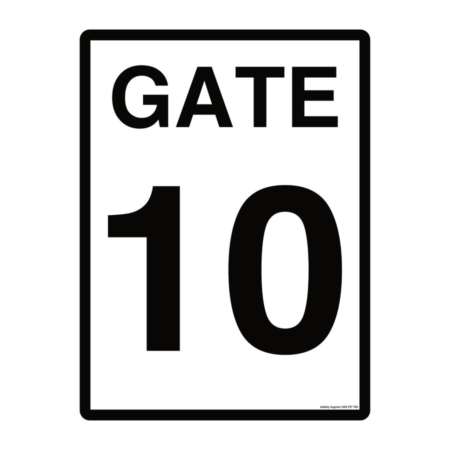 Construction Site Gate Signs
