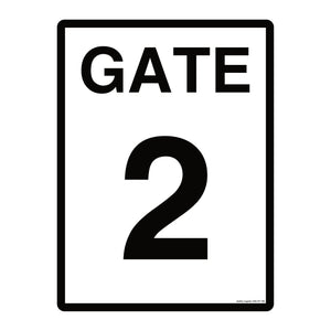 Construction Site Gate Signs - Corflute & Infosheet Signs