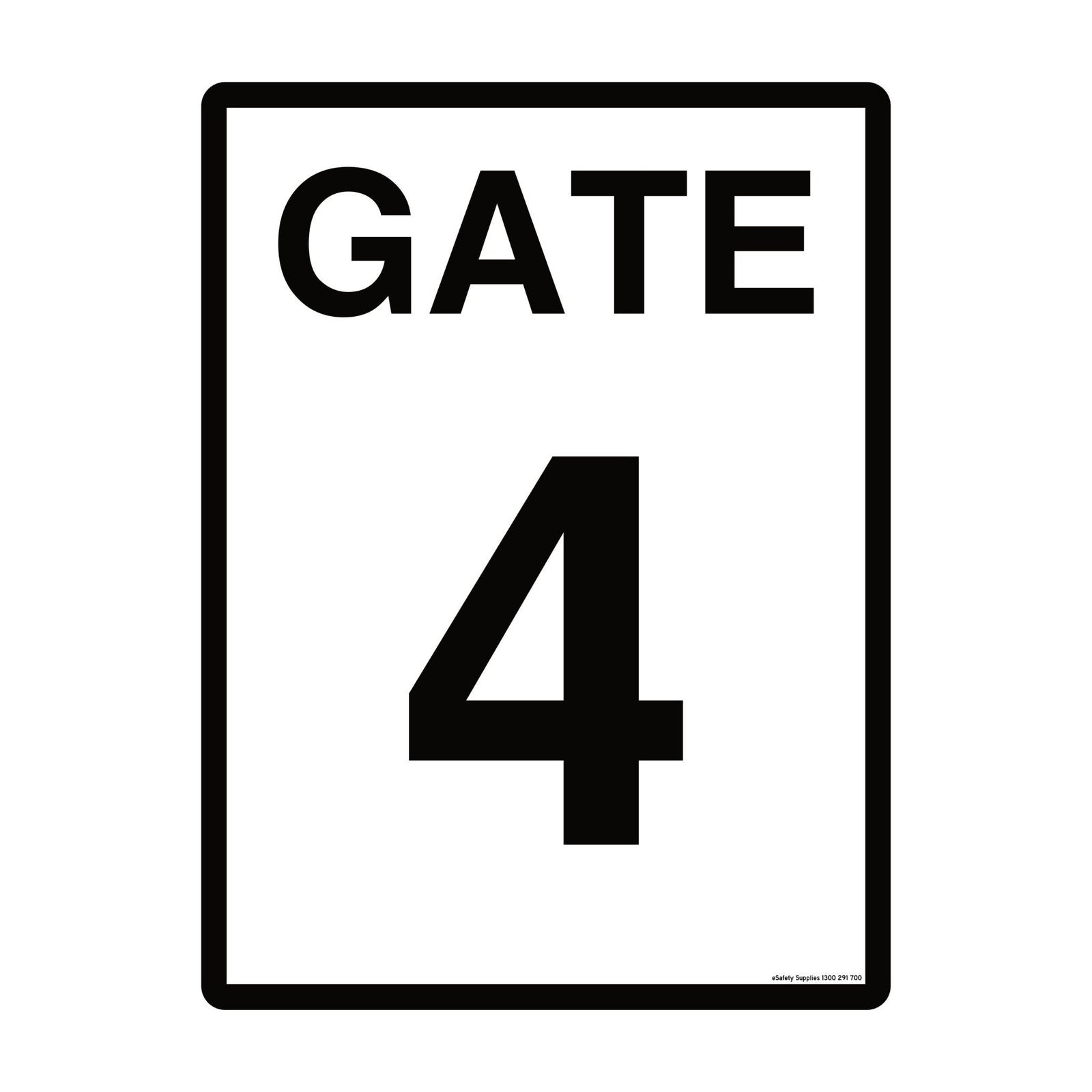 Construction Site Gate Signs