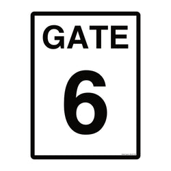 Construction Site Gate Signs