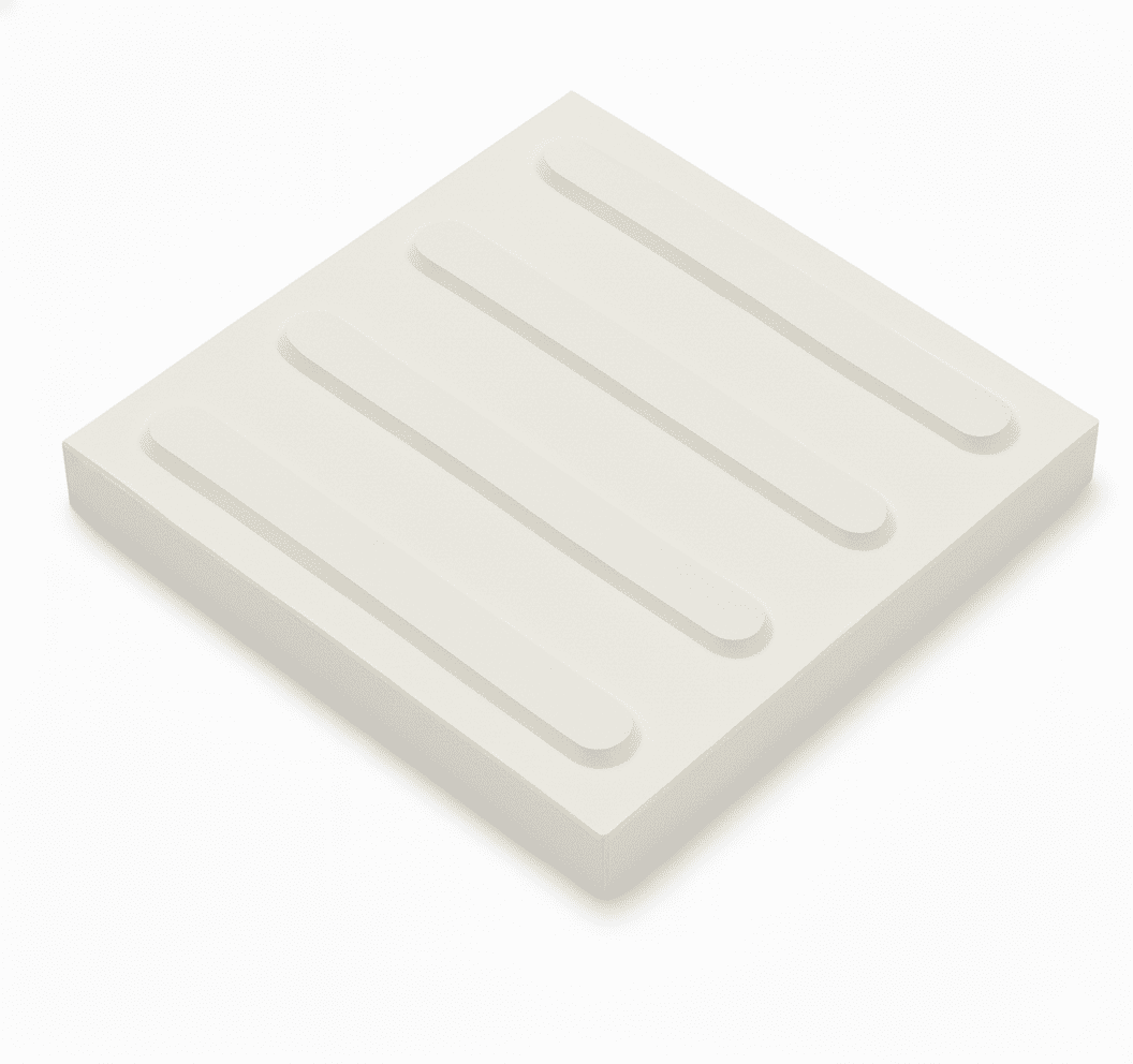 Precast Concrete Directional Tactile Paver - 40mm