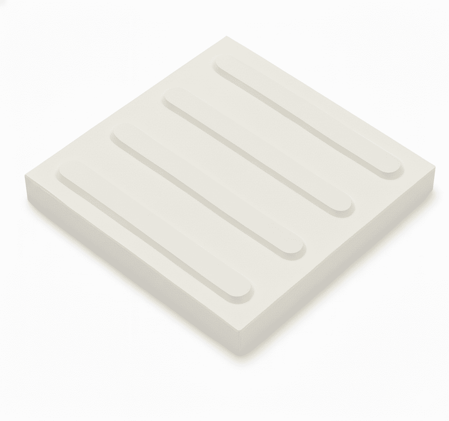Precast Concrete Directional Tactile Paver - 40mm