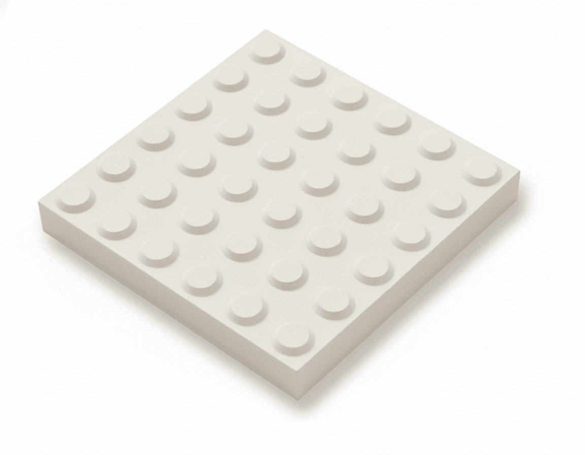Precast Concrete Hazard Tactile Paver - 40mm