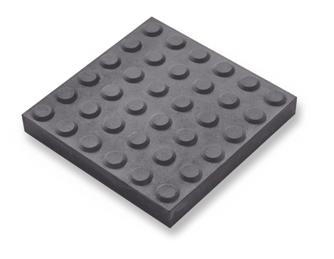Precast Concrete Hazard Tactile Paver - 40mm