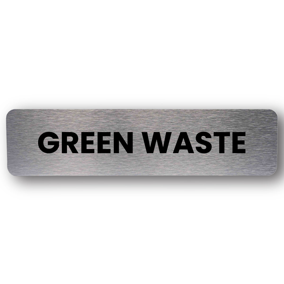 Green Waste - Brushed Silver