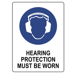Mandatory Sign - Hearing Protection Must Be Worn