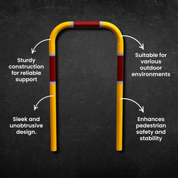 Pedestrian Holding Rail - 800mm