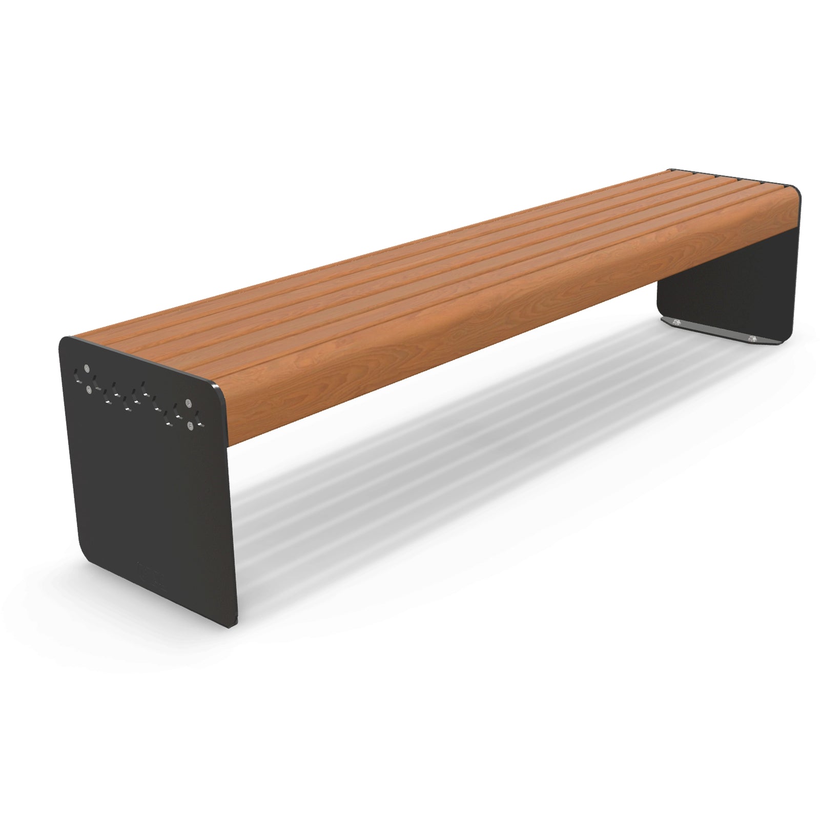Hyve 2m Bench Seat – Surface Mount (Blackbutt Finish)