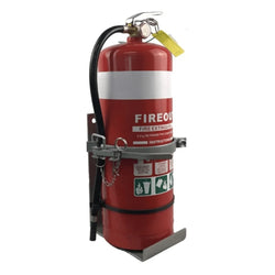 Heavy Duty Vehicle Bracket Suits 9kg Extinguisher — Silver
