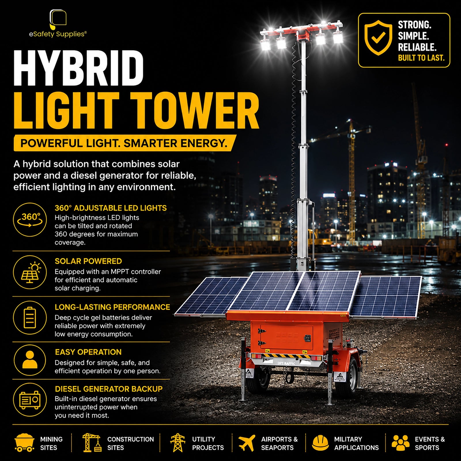 Hybrid Light Tower