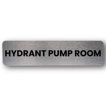 Hydrant Pump Room - Brushed Silver