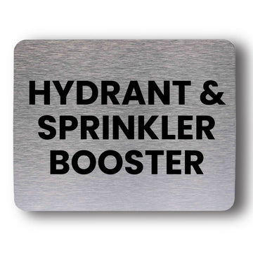 Hydrant & Sprinkler Booster - Brushed Silver