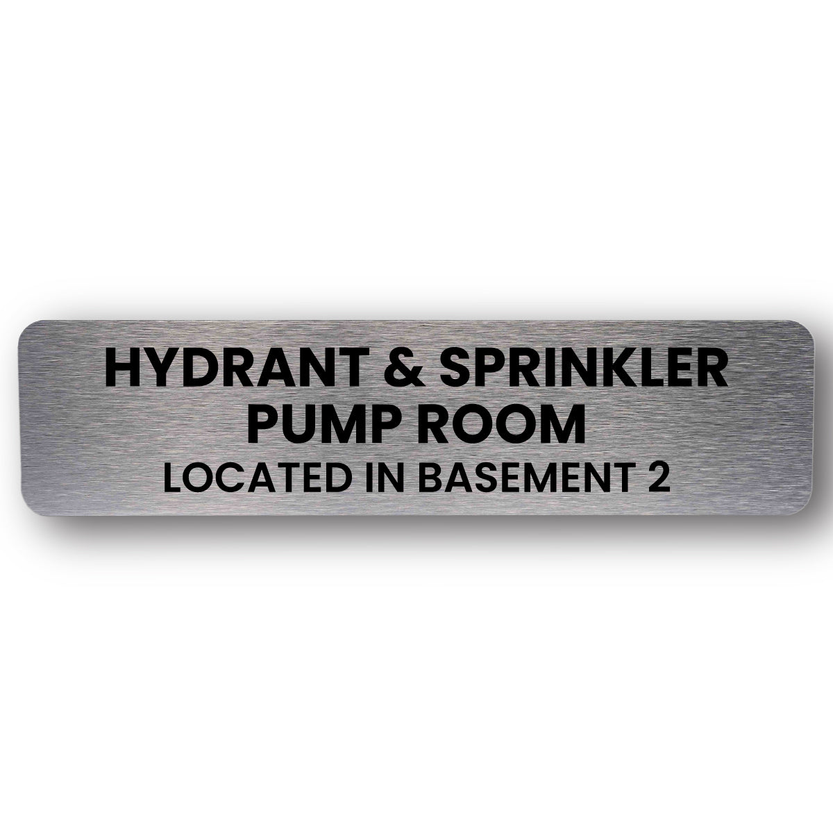 Hydrant and Sprinkler - Brushed Silver