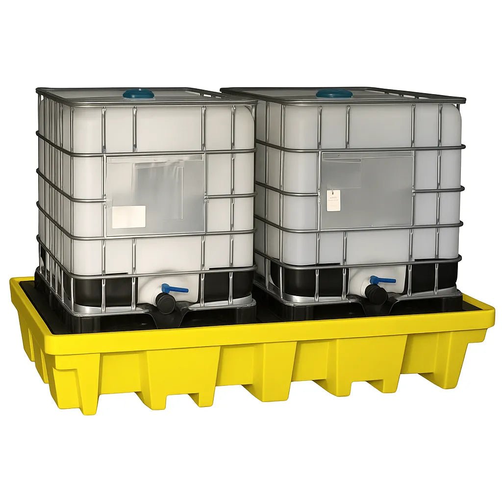 Dual IBC Spill Pallet