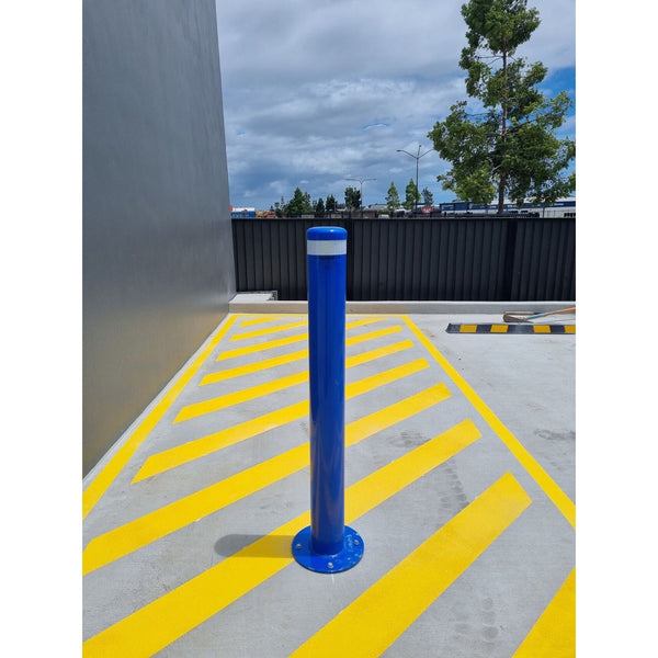 Surface Mount Bollard - 140mm - Disabled - BLUE