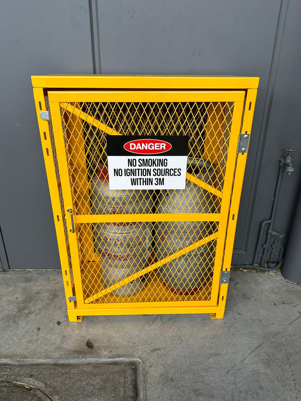 LPG Gas Cage – 2 Cylinder x 15 Kilogram