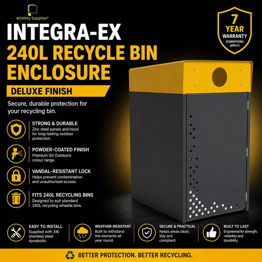 Integra-EX 240L Recycle Bin Enclosure - Deluxe Finish