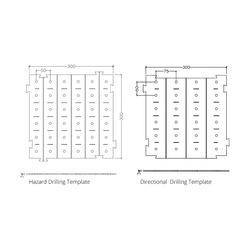 Installation Drilling Template TSA 300mm x 300mm