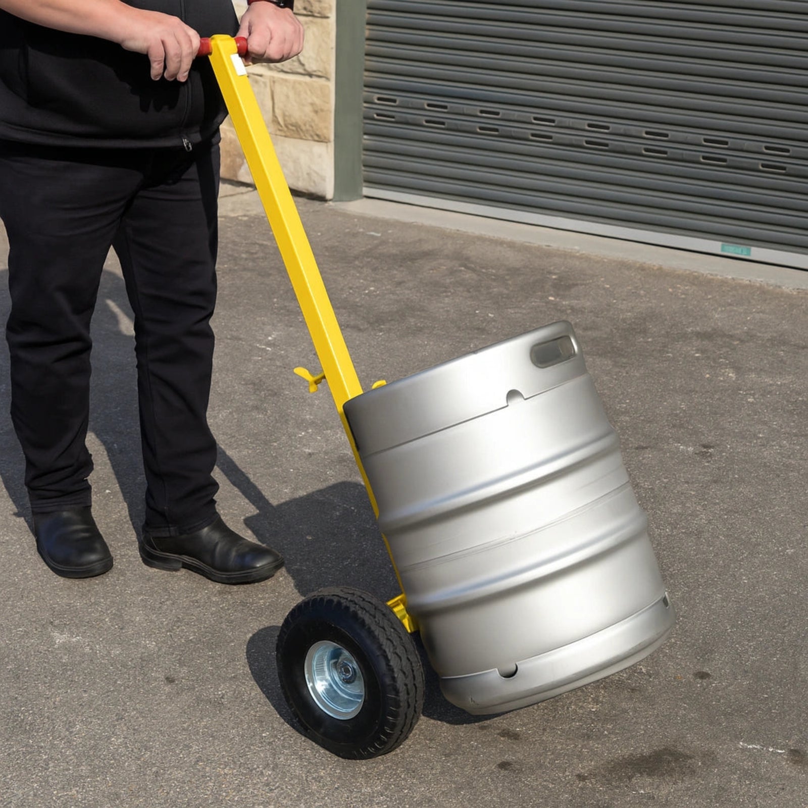 The Keg Mate Trolley with Pneumatic Wheels