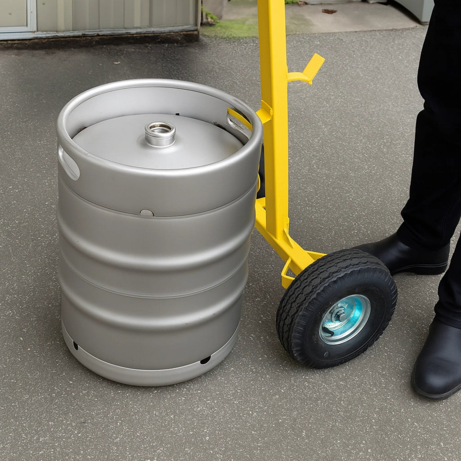 The Keg Mate Trolley with Pneumatic Wheels