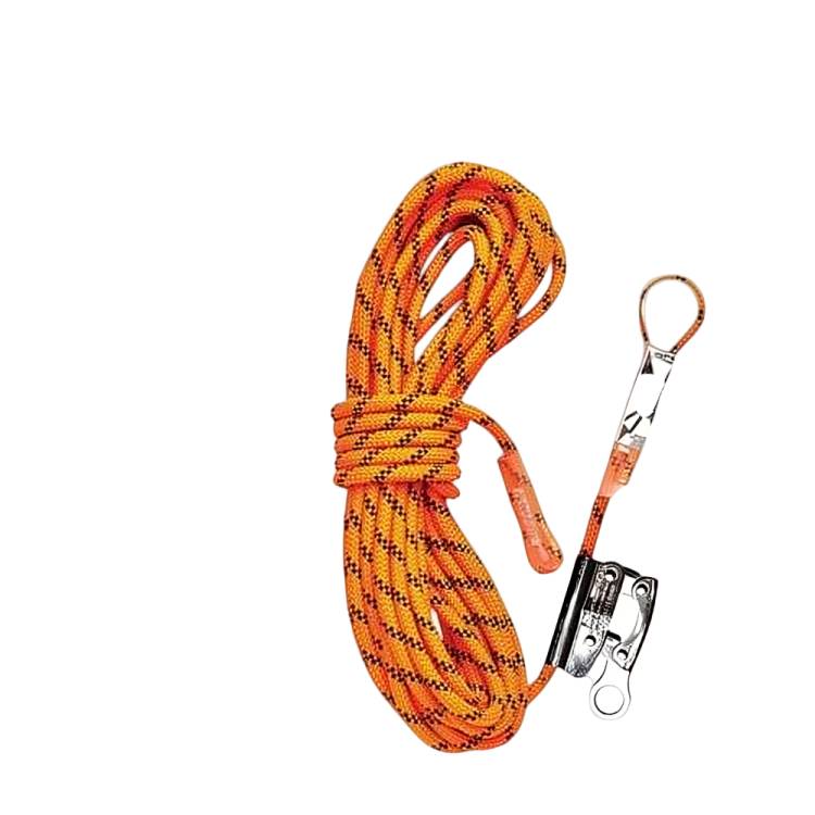Kernmantle Rope With Thimble Eye & Rope Grab 15m