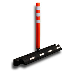 Traffic Lane Separator Kerb - Centre Module & Post 52.5 kg