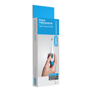 AERODIAGNOSTIC Digital Clinical Thermometer