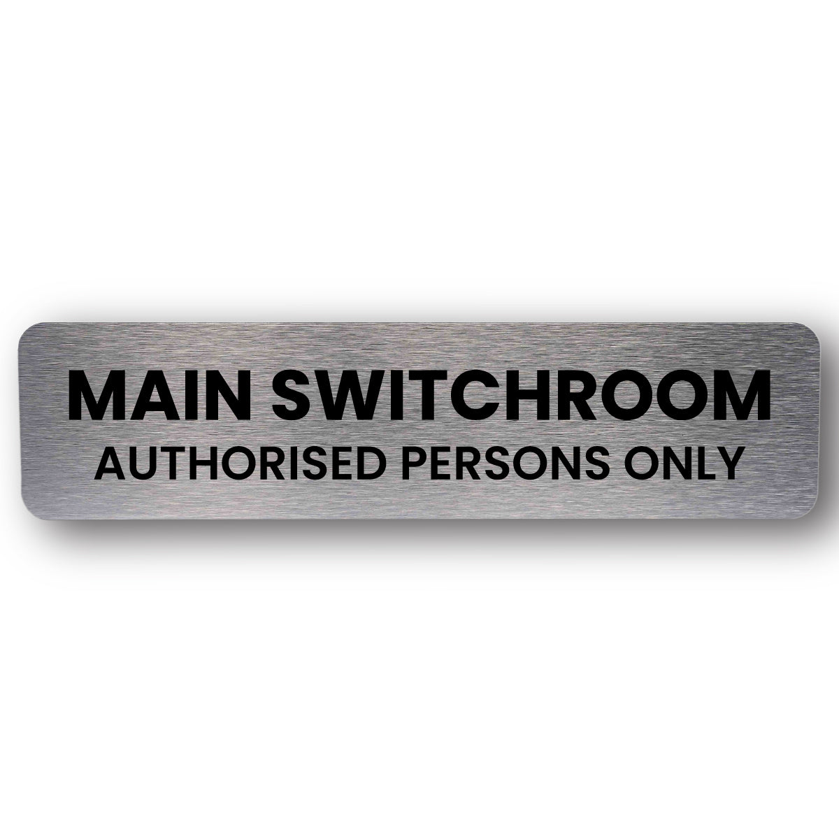 Main Switchroom - Brushed Silver