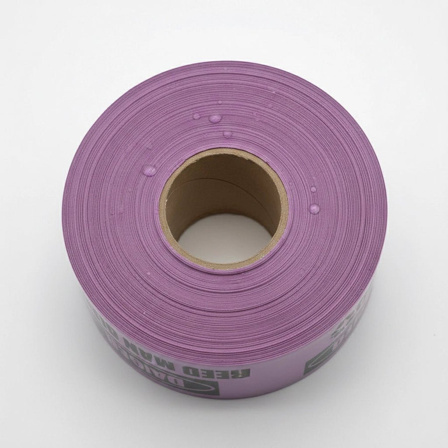 Mains Marker Tape - Buried Recycled Water Main Below | 150mm x 500m