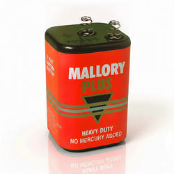Heavy Duty 6V Lantern Battery being installed into a roadside warning light, demonstrating workplace safety and visibility maintenance.