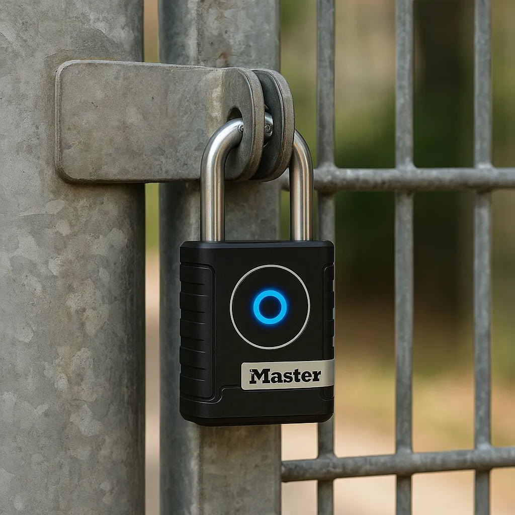 Outdoor Lock Master Lock 4401LHEC Bluetooth® Outdoor Padlock - eSafety – eSafety ...