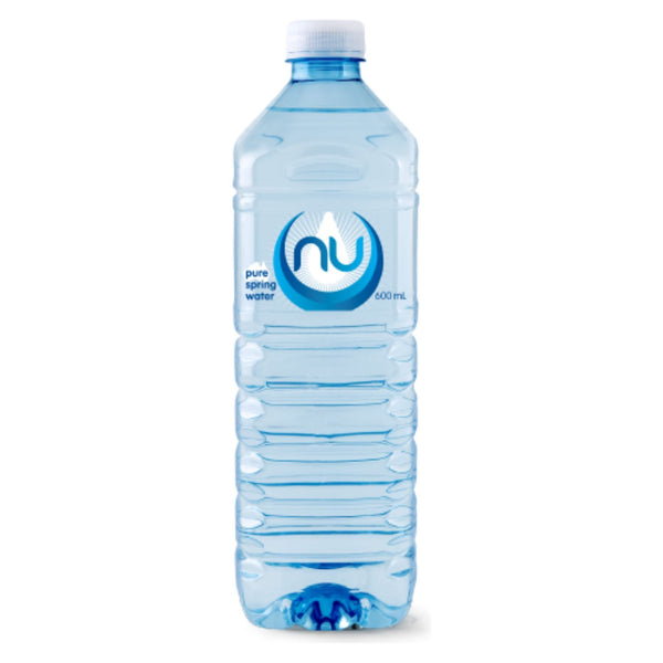 Nu Water 600ml Bottles - 24 Pack