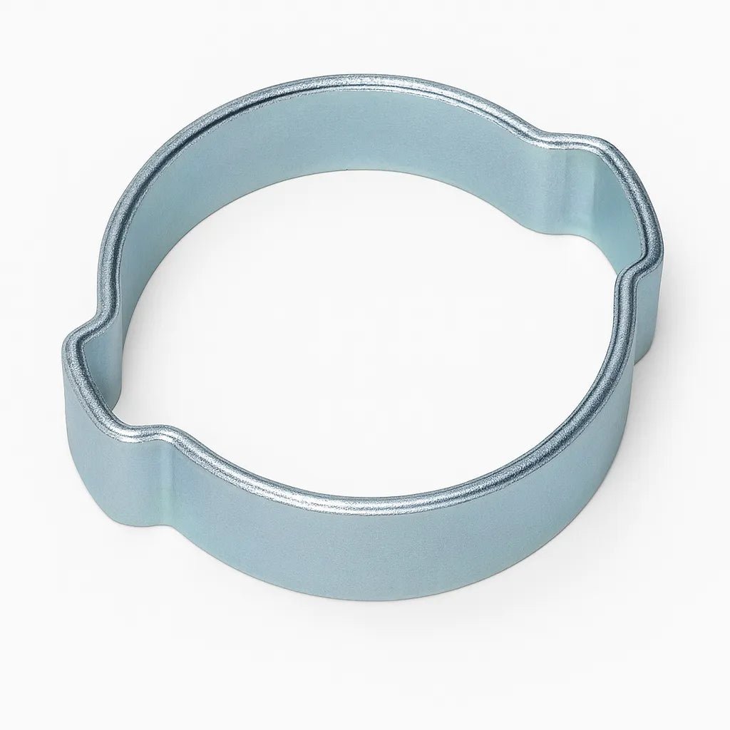 Double Ear Crimp Hose Reel Clamp - 28-31mm