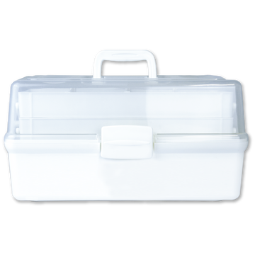 AEROCASE Medium White and Clear Tacklebox 42 x 21 x 22cm (for AFAK4T/AFAK5T)