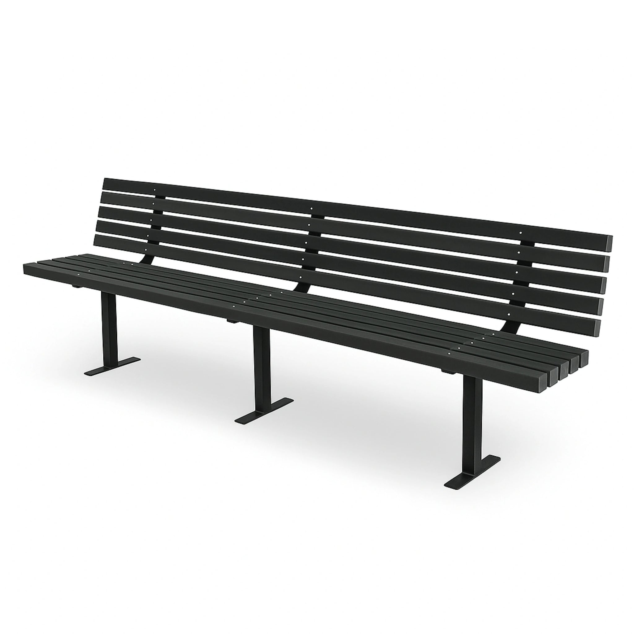 Peak Above Ground Bench Seat With Backrest