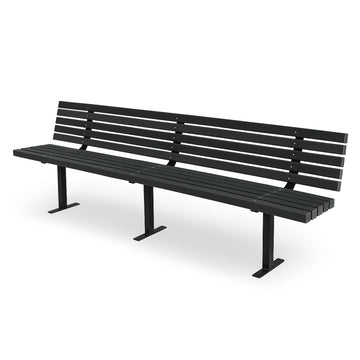 Peak Above Ground Bench Seat With Backrest