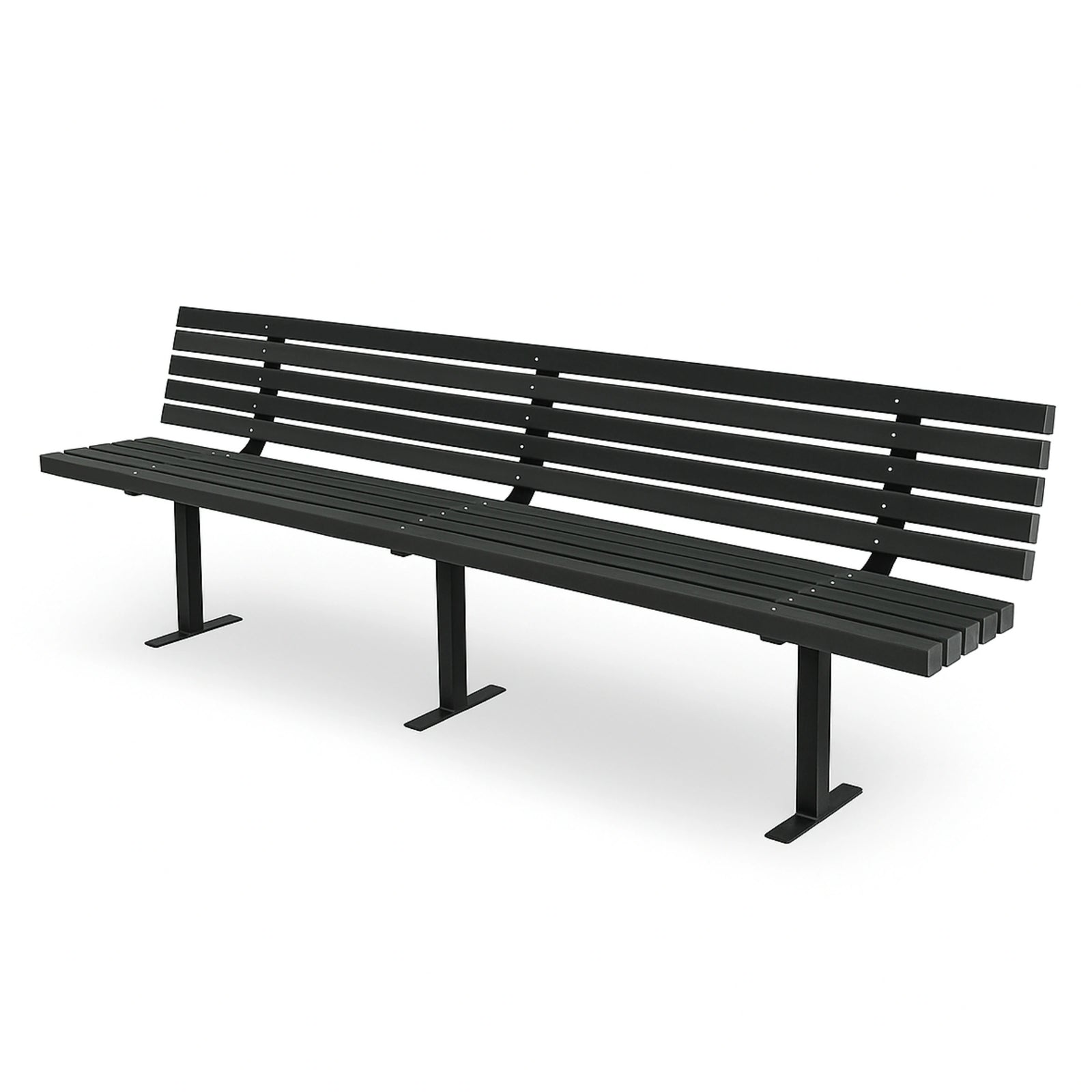 Peak Above Ground Bench Seat With Backrest