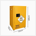 Toxic Substance Storage Cabinet - 1 Door - 350L