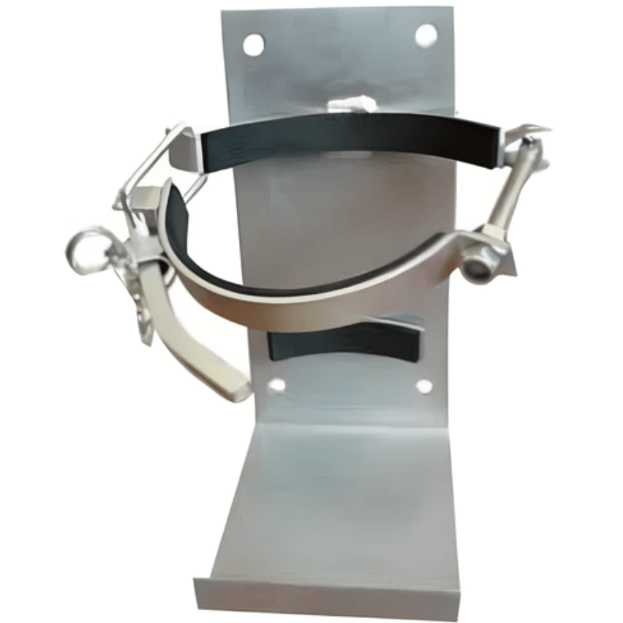 Heavy Duty Vehicle Bracket Suits 9kg Extinguisher — Silver 14.7 kg