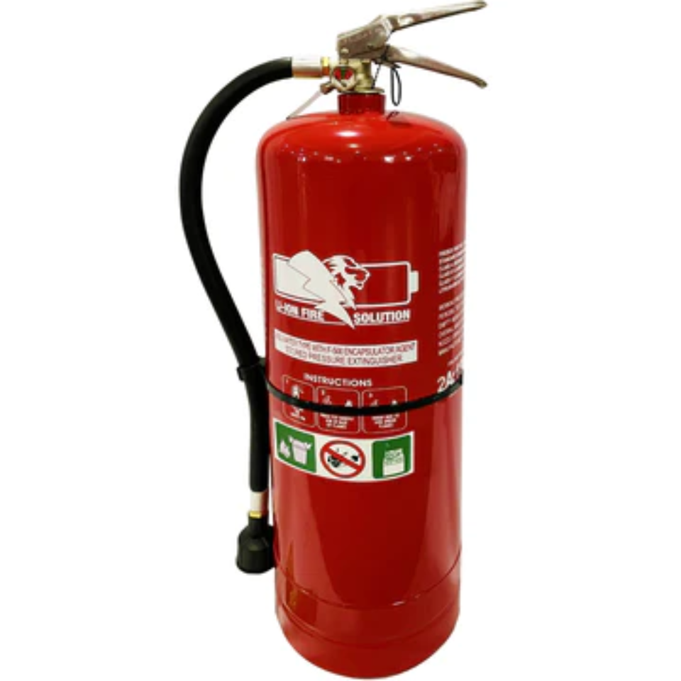 F-500 Fire Extinguisher suitable for Lithium-Ion Battery Fires 14 kg