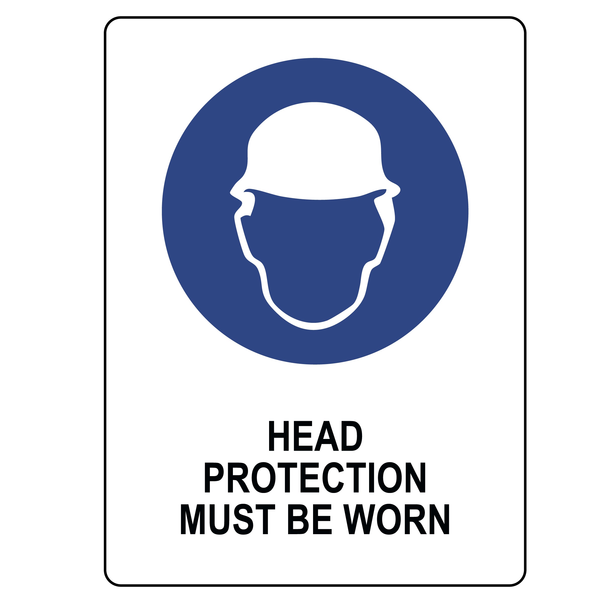 Safety Sign Head Protection Sign | eSafety Supplies