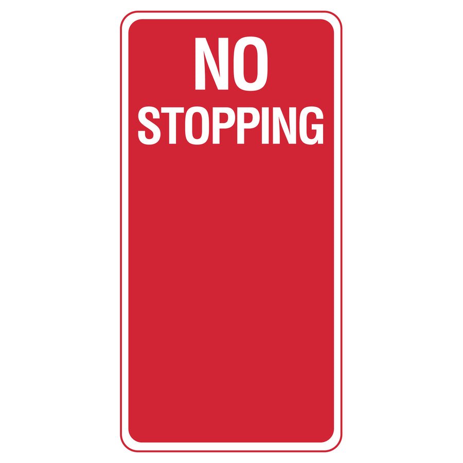 No Stopping Parking Sign - 225x450mm | R5-400