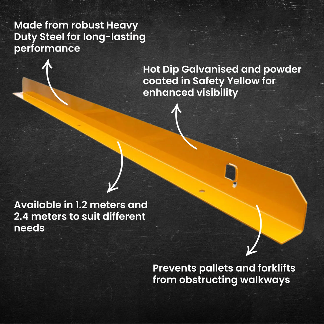Unleashed Pallet Safety Floor Angle - Multiple Sizes
