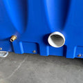 Portable Toilet Sewer Connected - Marine Twin Skin - Blue